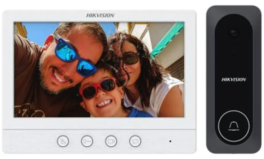 [090220] [DS-KIS212] Hikvision - Kit de Videoportero Analógico con Pantalla LCD a Color de 7_.webp