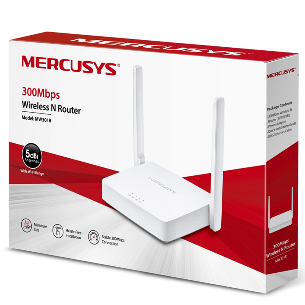 Router 2 Antenas MW301R Mercusys