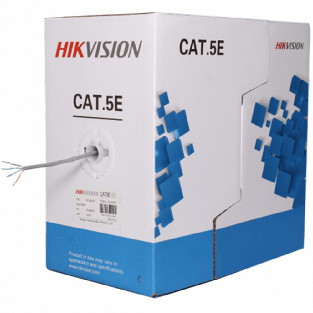 [DS-1LN5E-E/E X 1] Cable de Red CAT 5E 100% Cobre x 1 Metro HIKVISION