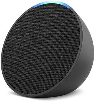 [ECHOPOPCARBON] Corneta Inteligente Amazon Alexa Echo Pop
