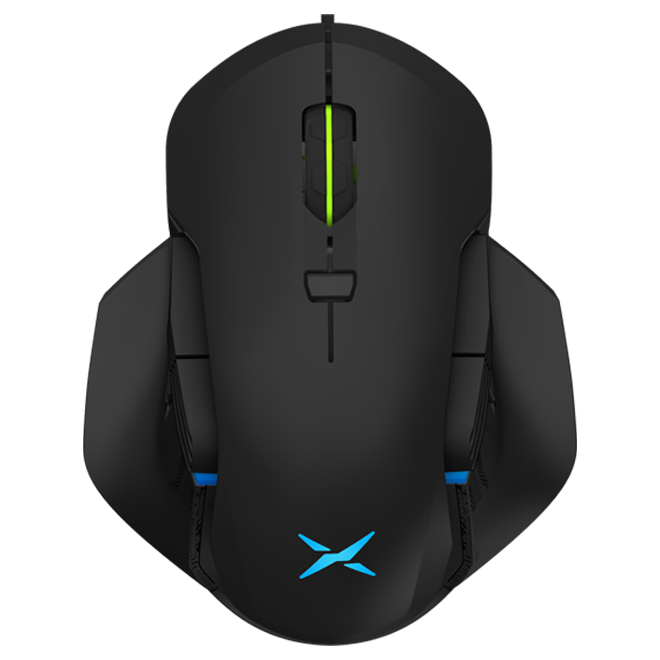 [M627] Mouse Gaming RGB USB M627 Negro Delux 10.000dpi