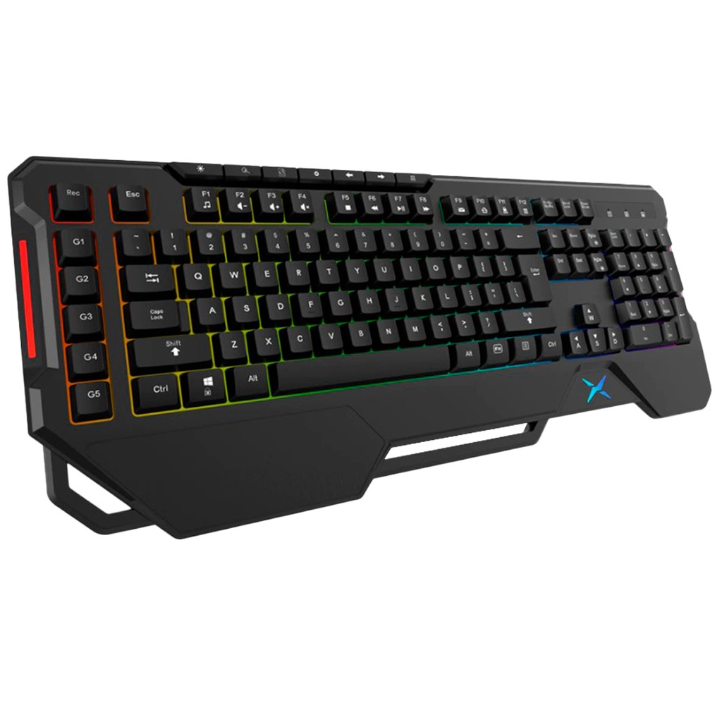 [K9600] Teclado Gaming Delux K9600 RGB USB Negro