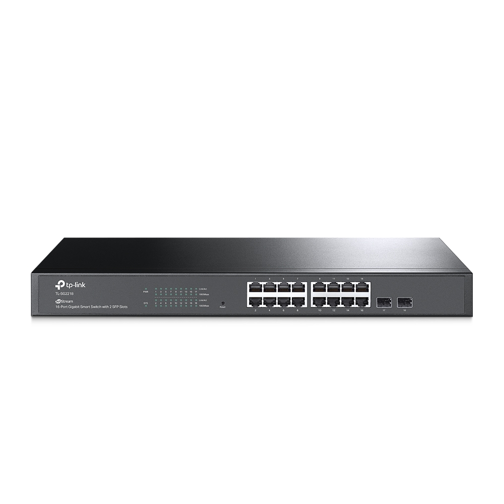 [SG2218] Switch Inteligente JetStream 16 puertos Gigabit + 2 SFP tp-link SG2218