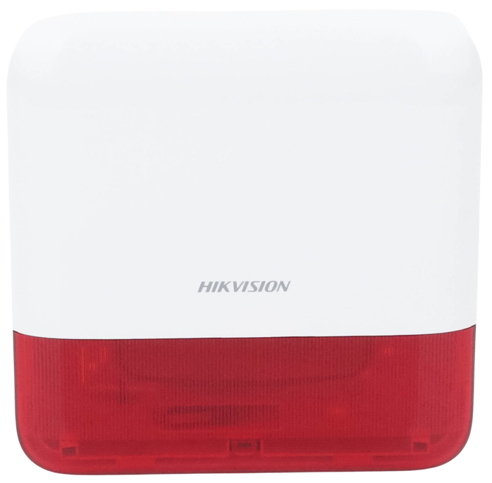 [DS-PS1-E-WB/RED] Sirena Inalámbrica con Luz Estroboscópica para Alarma HIKVISION