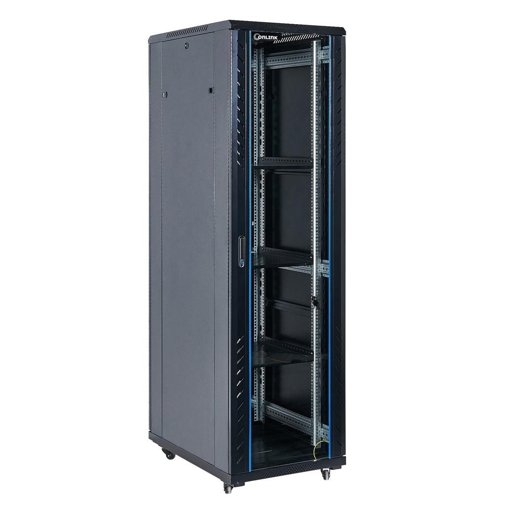 [AS6842-VDM600X800] Rack de 42U de Gabinete Cerrado Puerta de Vidrio  Onlink