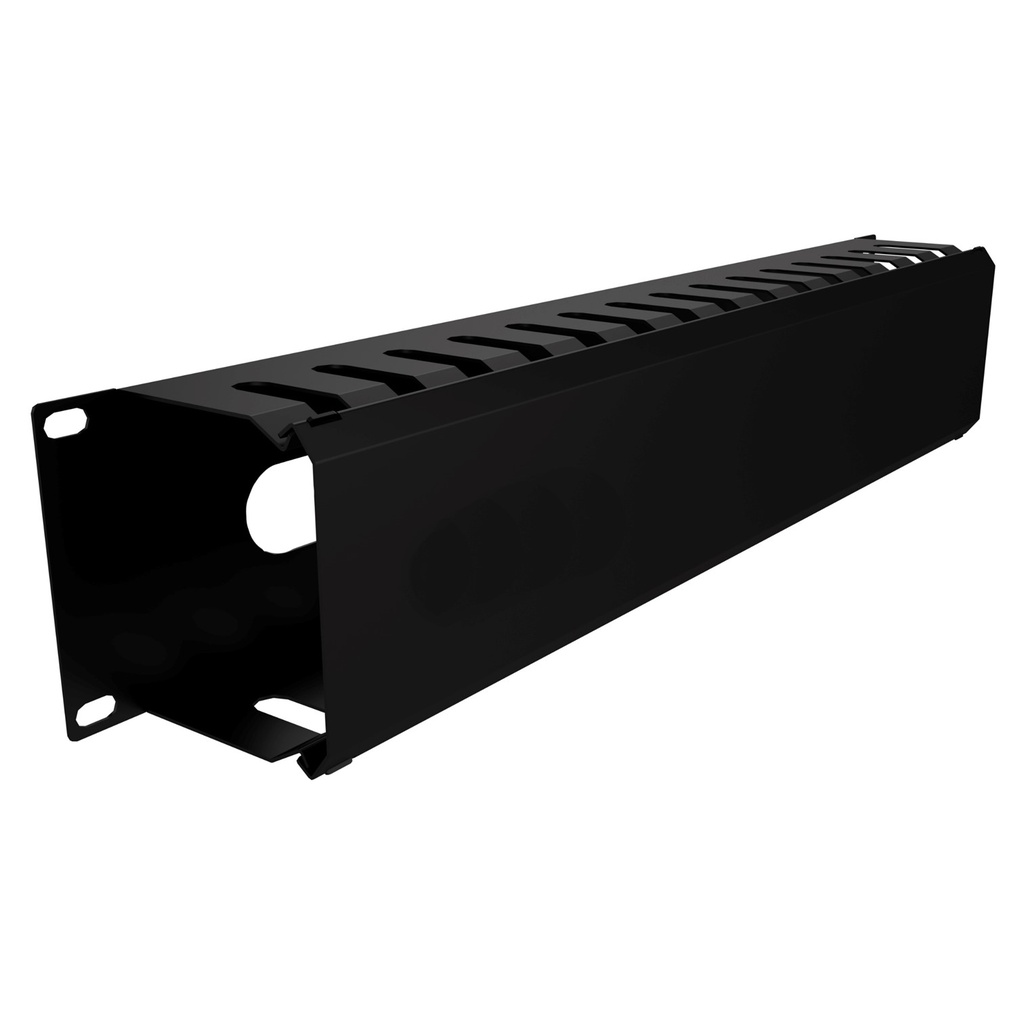 [OHM2U] Organizador de Cables Metalico Horizontal 2U 19" con tornillos y Tuercas Onlink