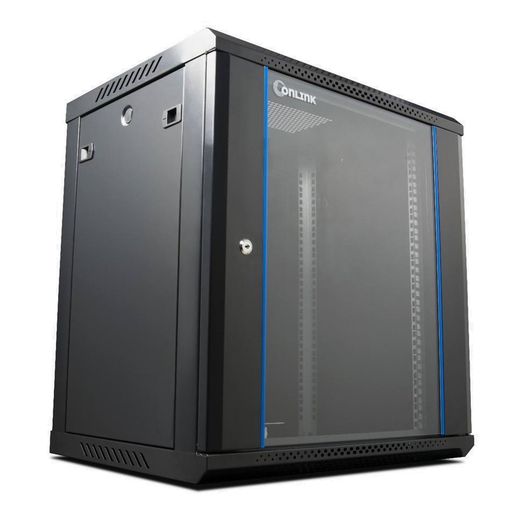 [WM6412] Rack de 12U de Gabinete Cerrado Puerta de Vidrio  Onlink
