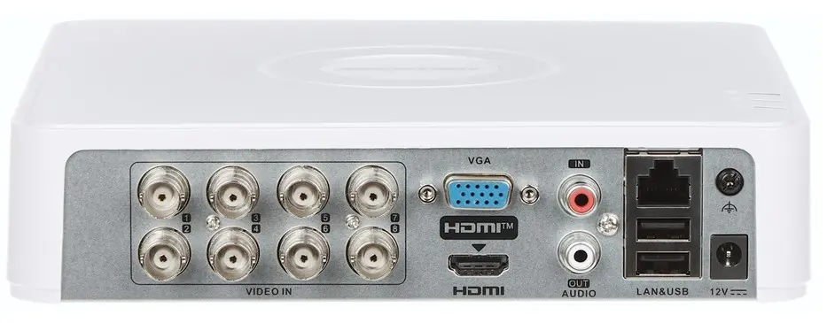 DVR 8 Canales + 2 Canales IP hasta 5MP Turbo HD Deep Learning HIKVISION