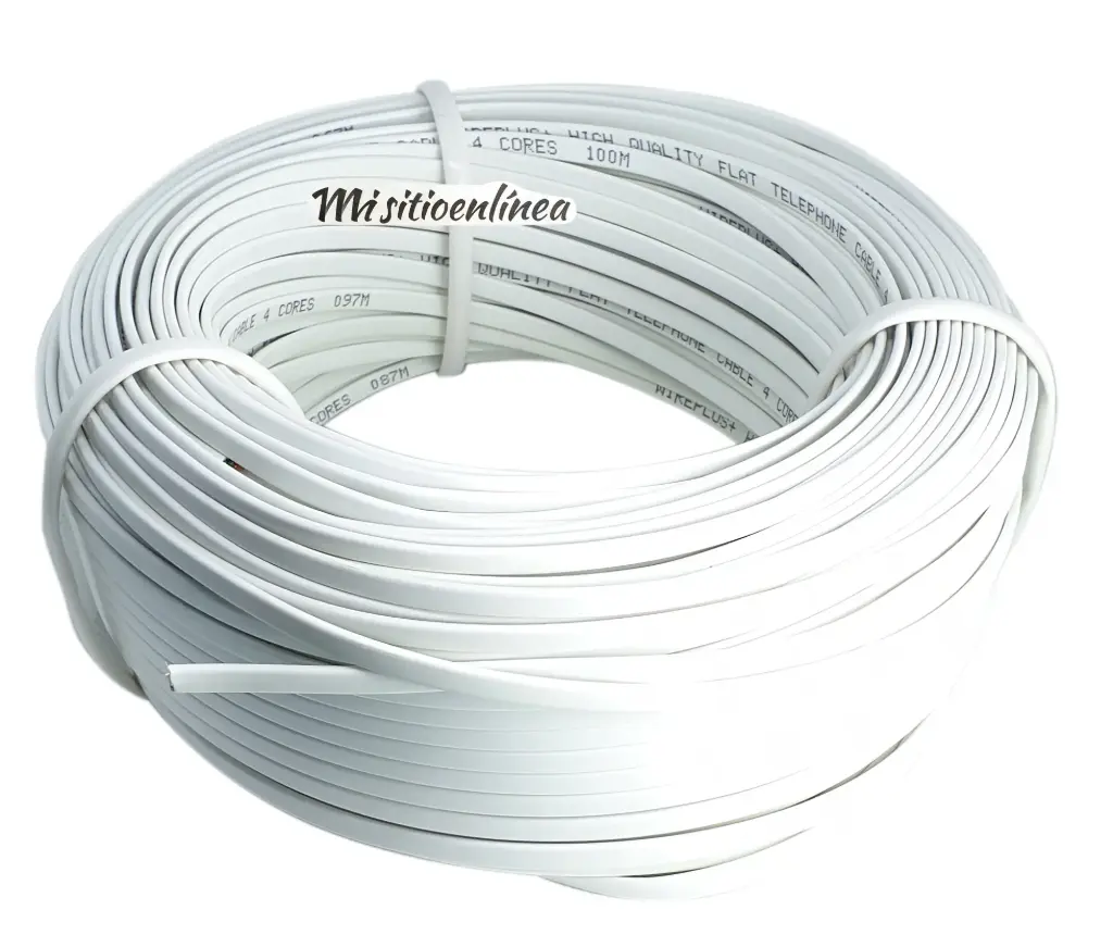 BOBINA DE CABLE TELEFONICO X 100METROS WIREPLUS