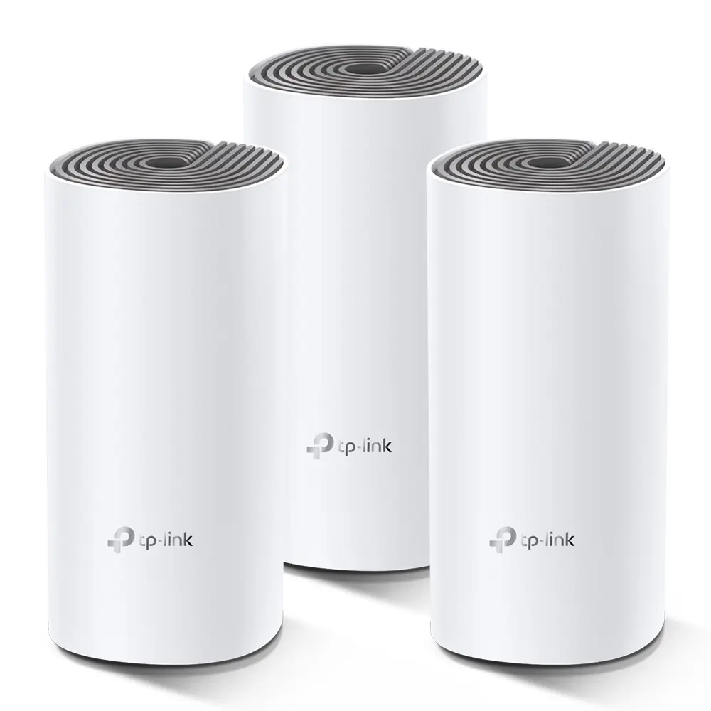Router Sistema de Malla Deco E4 tp-link AC1200 3pack 