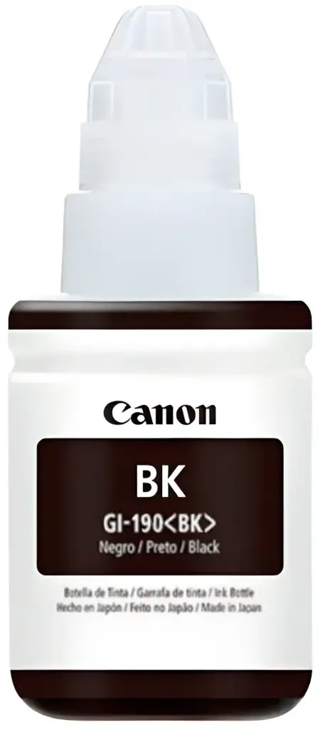 [GI-190-B] Tinta Original Canon GI-190 Black 135ml Negro Serie G