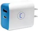 Cargador de Pared Power Delivery 18W Doble Puerto USB A USB C PW5057WT UNNO TEKNO