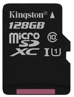 Tarjeta de Memoria Micro SD XC UHS-I Clase 10 128Gb Kingston