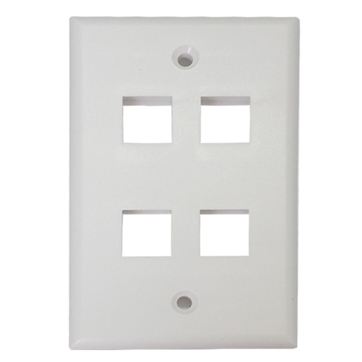 [WP-FP-4] Faceplate x 4 WIREPLUS+