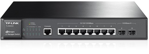 [SG3210] Switch Inteligente JetStream 8 puertos Gigabit + 2 SFP tp-link SG3210
