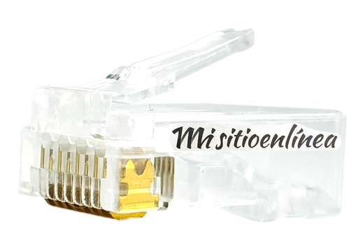 [WP-RJ45-C6100] Conector de Red CAT6 RJ45 x 100 Unidades WIREPLUS