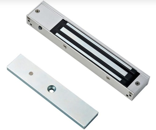 [WP-CERRMAG-12V] Cerradura Electromagnetica 600Lbs 2 Cables WIREPLUS+