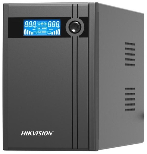 [DS-UPS2000-X] UPS 2000VA 1200W con Pantalla LCD 6 Tomas (4 con Respaldo + 2 ) HIKVISION