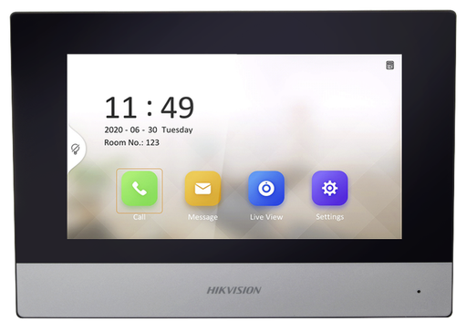 [DS-KH6320-WTE1] Monitor IP 7&#34; Táctil Wifi con Audio, PoE, Apertura Remota, Video Portero IP, Video en Vivo HIKVISION