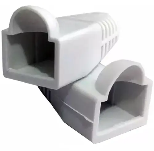 Bota Protectora Boot RJ45 Redes x 1 Blanca