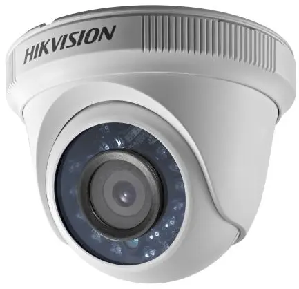[DS-2CE56C0T-IR] Camara Domo 1MP HD 720P 2.8MM Plástica 4 en 1 
 IP66 de Interior y Exterior IR Turret HIKVISION