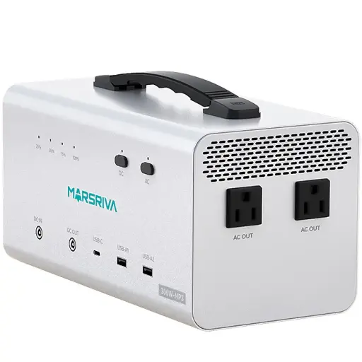 Estacion de Energía Portatil AC DC Bateria de Litio 300W 25600mAh MP3 S Marsriva 