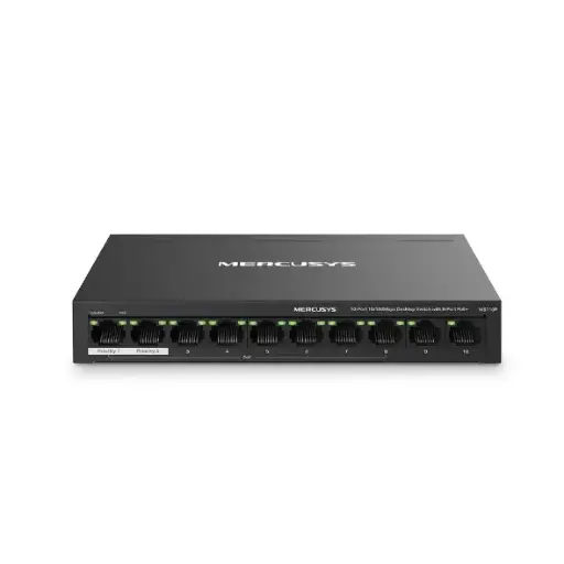 [MS110P] Switch de Escritorio Mercusys MS110P 10Puertos+POE