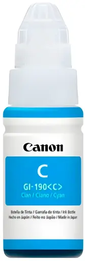[GI-190-C] Tinta Original Canon GI-190 Cyan 70ml Azul Serie G
